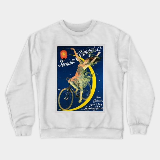 Fernand Clément & Cie Bicycles France Vintage Wall Art Crewneck Sweatshirt by vintagetreasure